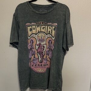 Cowgirl Legend Graphic Tee - Green